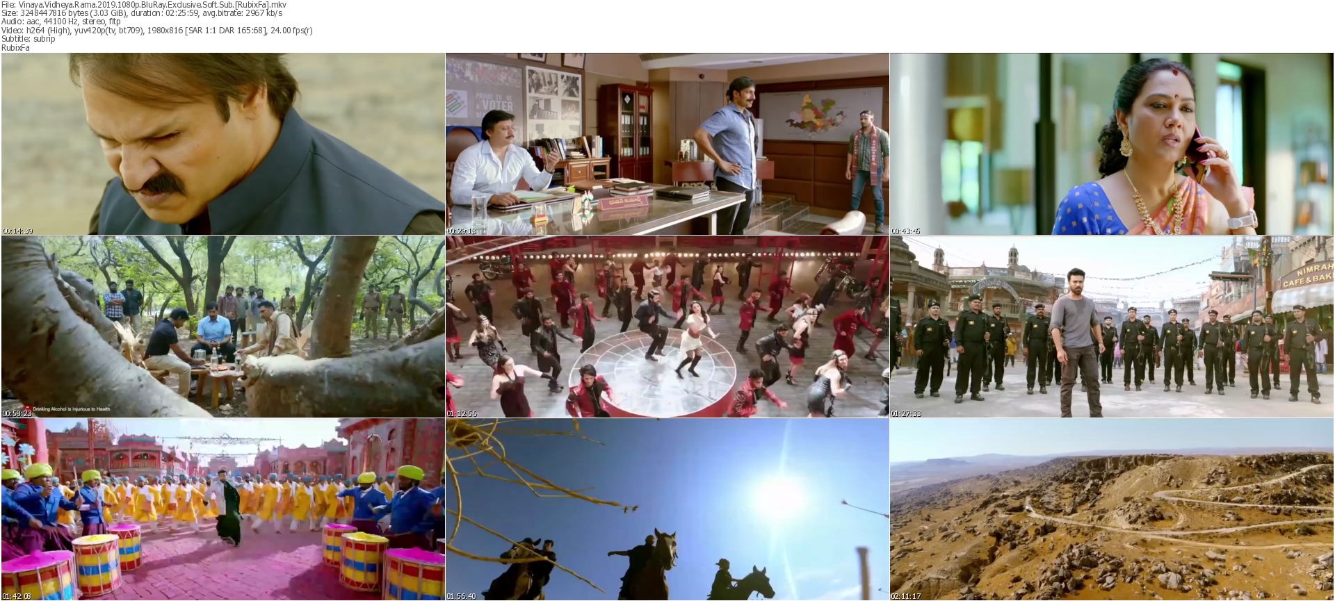 دانلود فیلم Vinaya Vidheya Rama 2019